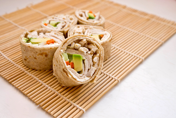 Turkey Tortilla Sushi