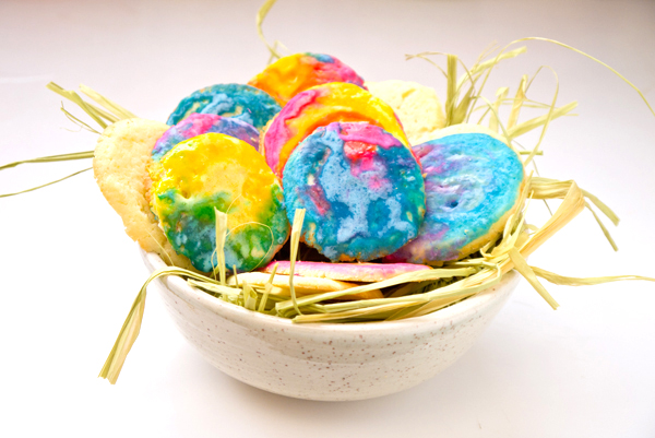 Hand-painted Easter egg cookies